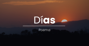 Poema Días para dedicar: sobre el dolor y la luz